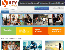 Tablet Screenshot of heyfoundation.org